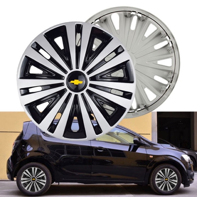 ốp chụp lazang R14 logo KIA, Chevrolet