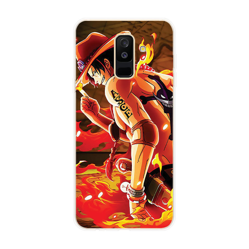 Ốp Lưng Samsung Galaxy A6 A6+ Plus A7 A8 A8+ Plus A9 2018 TPU mềm Case One Piece Ace