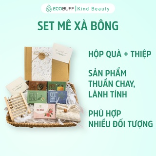 Set quà Mê Xà Bông - hộp quà Ecobuff Giftset tặng sinh nhật cho bạn trai, bạn gái