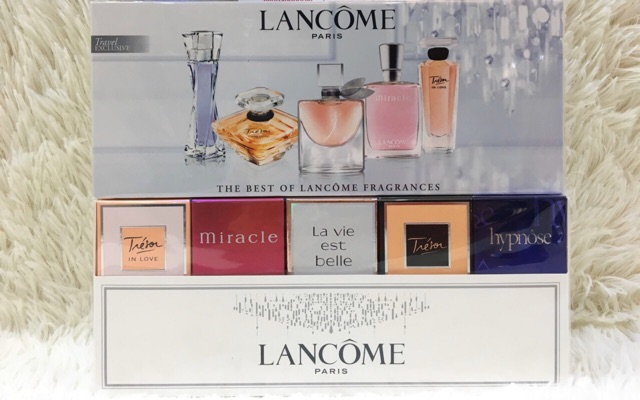 Bộ quà tặng 5 chai nước hoa mini Lancôme