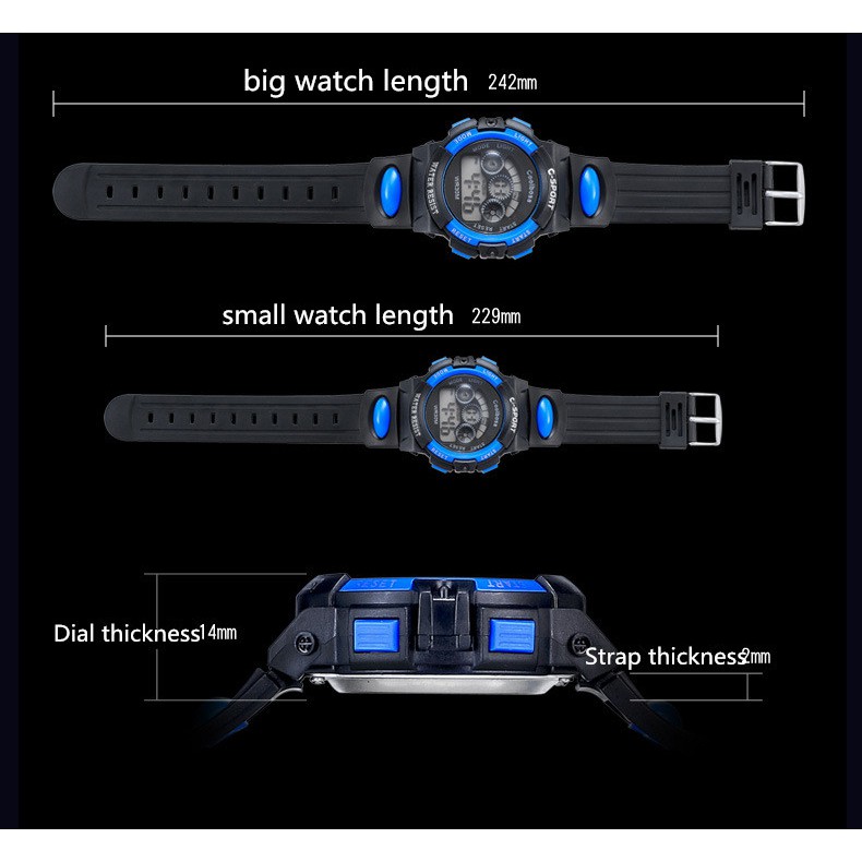 multi-function sports waterproof LED electronic children's watch | BigBuy360 - bigbuy360.vn