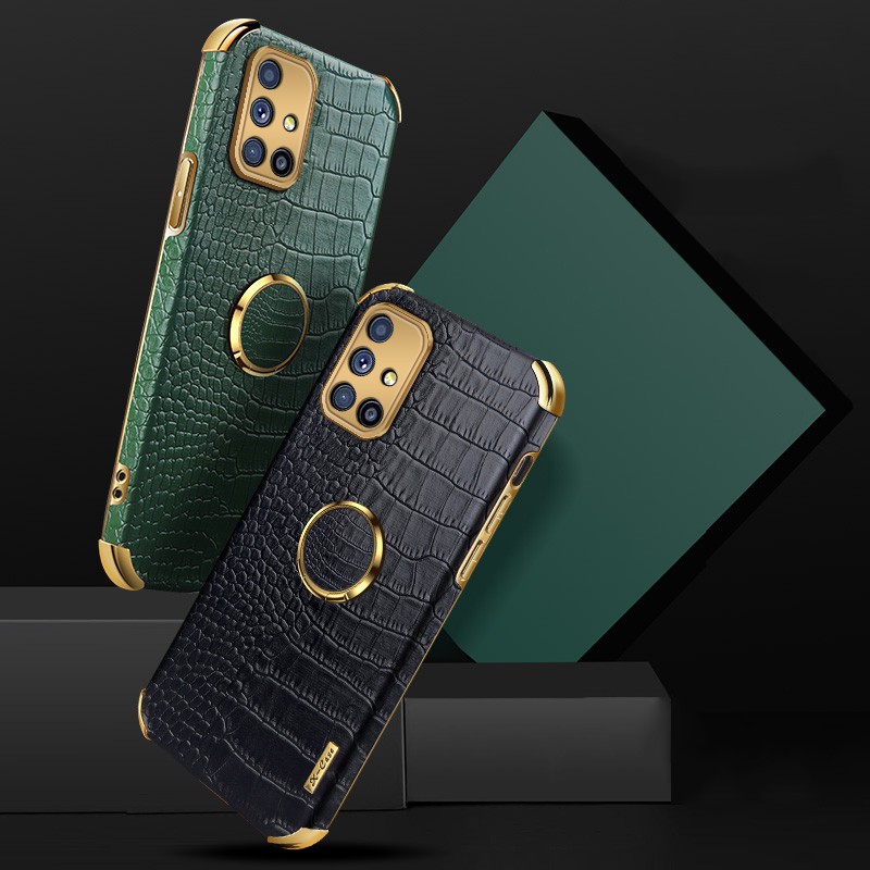 Samsung Galaxy M51 Da Cá Sấu TPU Mềm Chống Sốc Bảo Vệ Màn Hình Điện Thoại