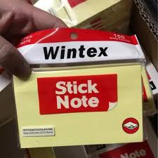 Giấy Nhớ Wintex 3x5 (76x127mm) - Giấy Stick Note Hình Chữ Nhật 3x5