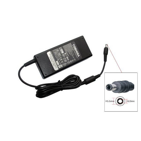 [Siêu rẻ] Sạc Laptop Toshiba 19V-4.74A-90W ( Adapter Toshiba 19V-4.74A)-Tặng dây sạc laptop .