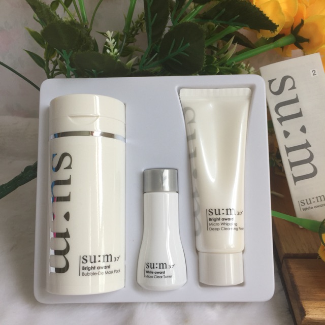 Set nạ sum trắng 100ml