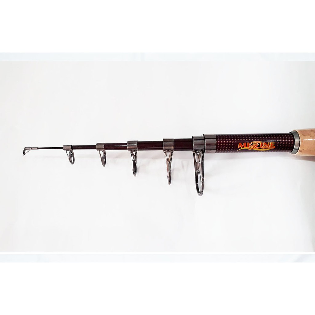 Cần Câu Cá Máy Xếp Carbon Gold  TELESPIN