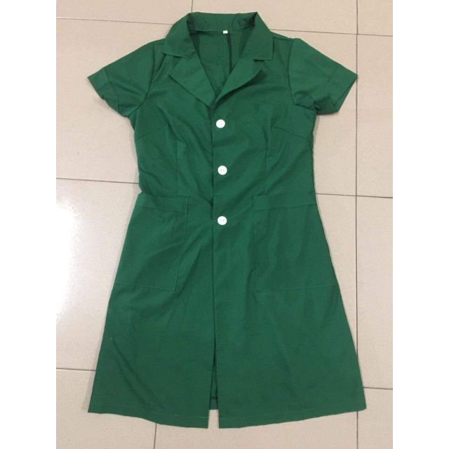 Đồng phục spa, quần áo phẫu thuật, áo blue xanh chất cotton lạnh thoáng mát, ko nhăn ( free thêu logo từ 3 bộ) | BigBuy360 - bigbuy360.vn