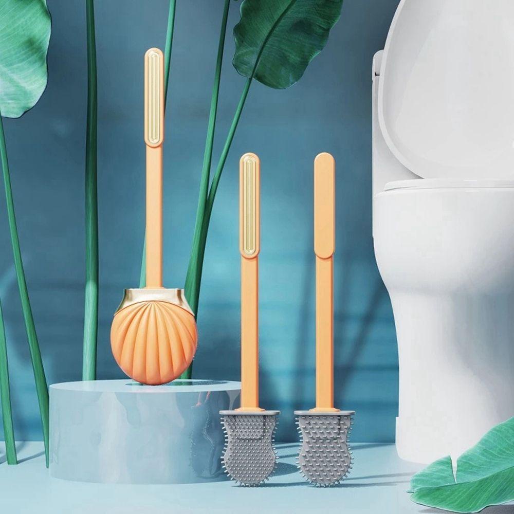 Lloyd Bộ Bàn Chải Vệ Sinh Toilet Di Động Chống Rò Rỉ Nước Đầu Cọ TPR Không Cần Khoan Lỗ Cho Nhà Tắm