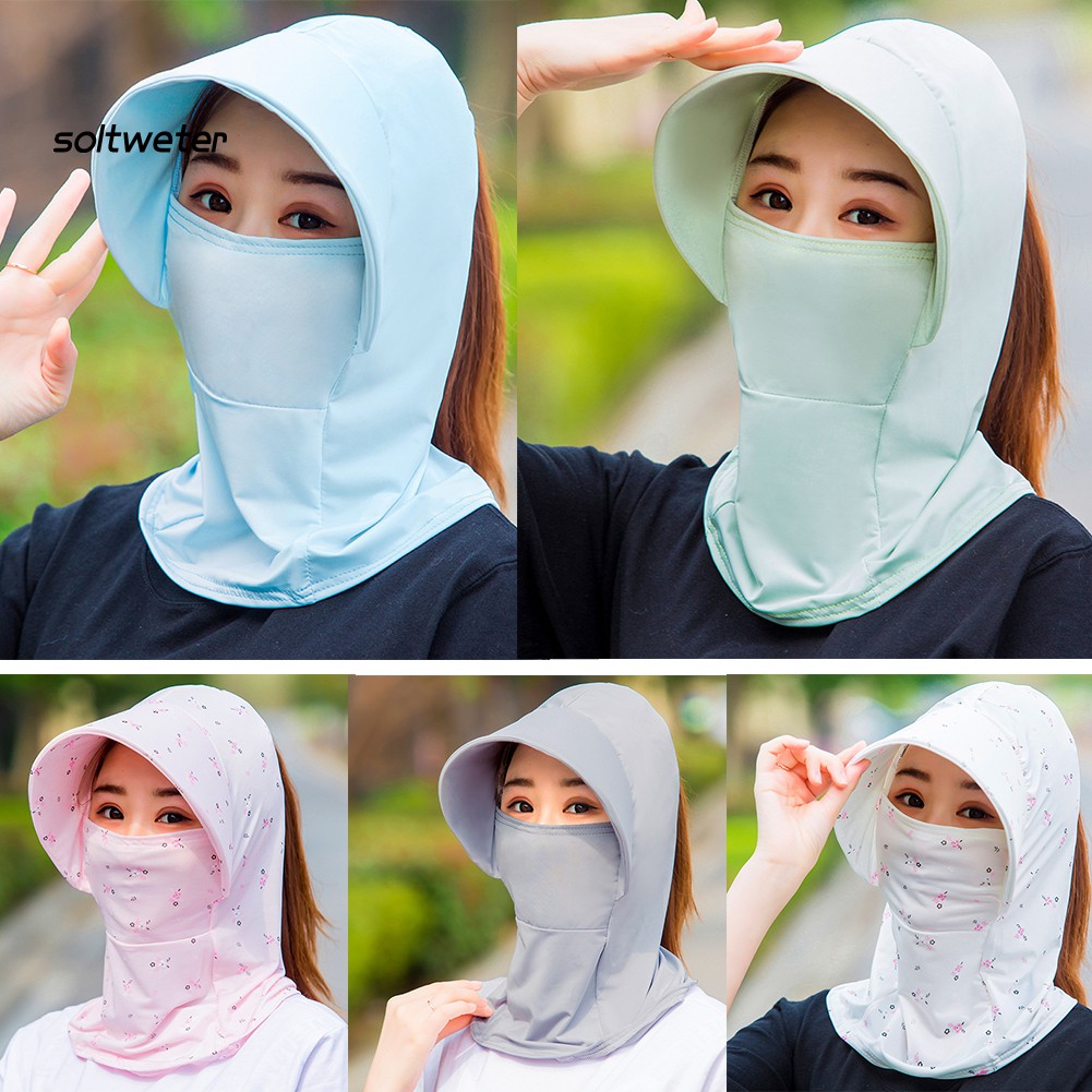 Mũ Vành Che Mặt Chống Nắng Thoáng Khí Cho Nữ