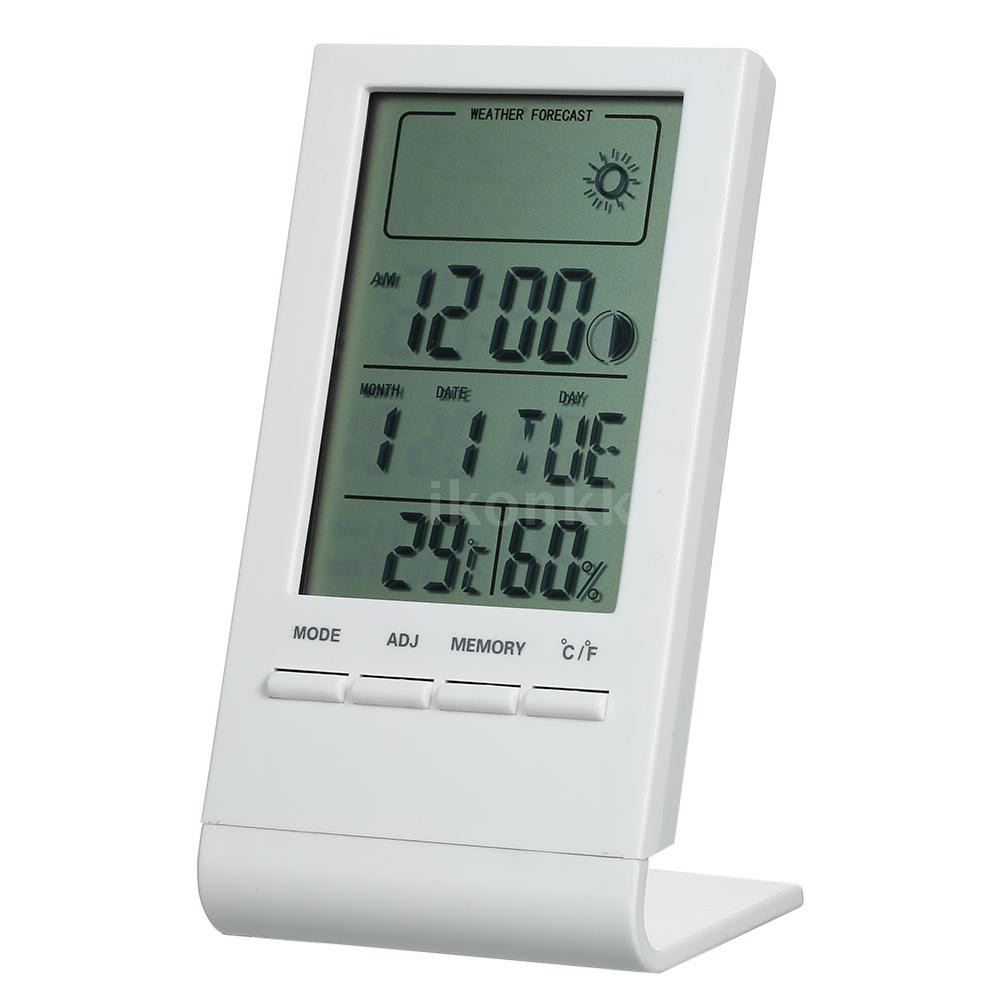 Thiết bị đo độ ẩm kiêm nhiệt độ trong nhà mini tích hợp màn hình kỹ thuật số