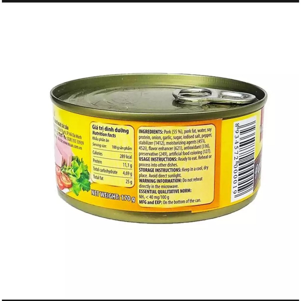 Pate Thịt Heo VISSAN Hộp 170g