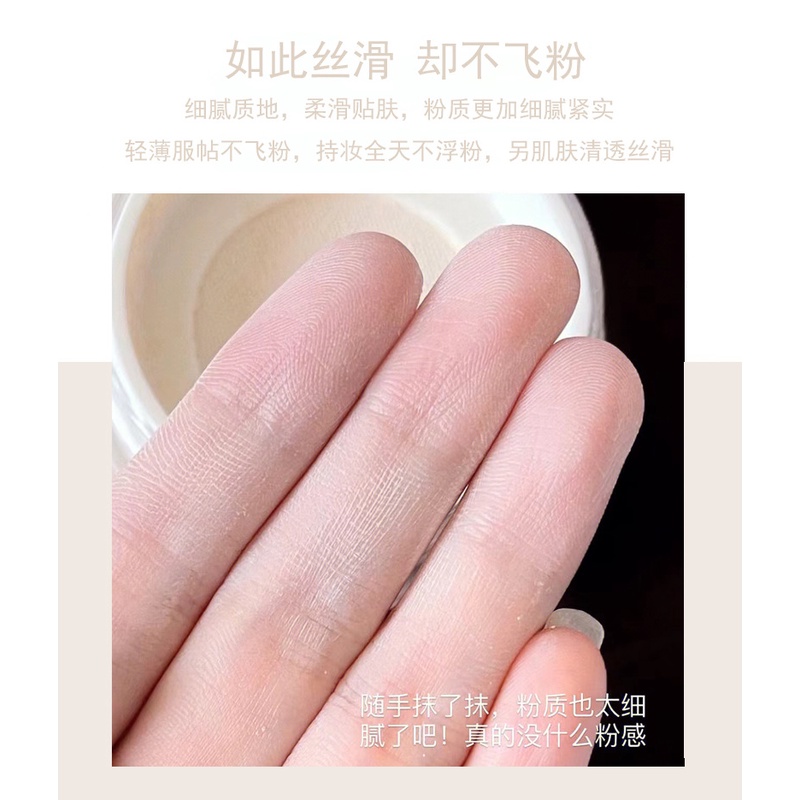 Phấn phủ dạng bột CAPPUVINI chống nước kiểm soát dầu cao cấp cho da