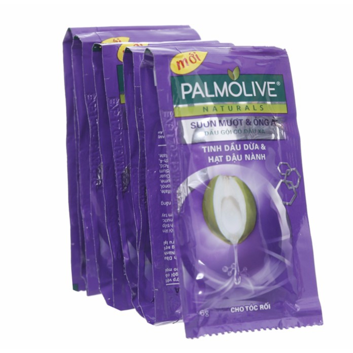 Dầu gội, xả Palmolive Cho tóc xơ rối gói 6g (12 gói)