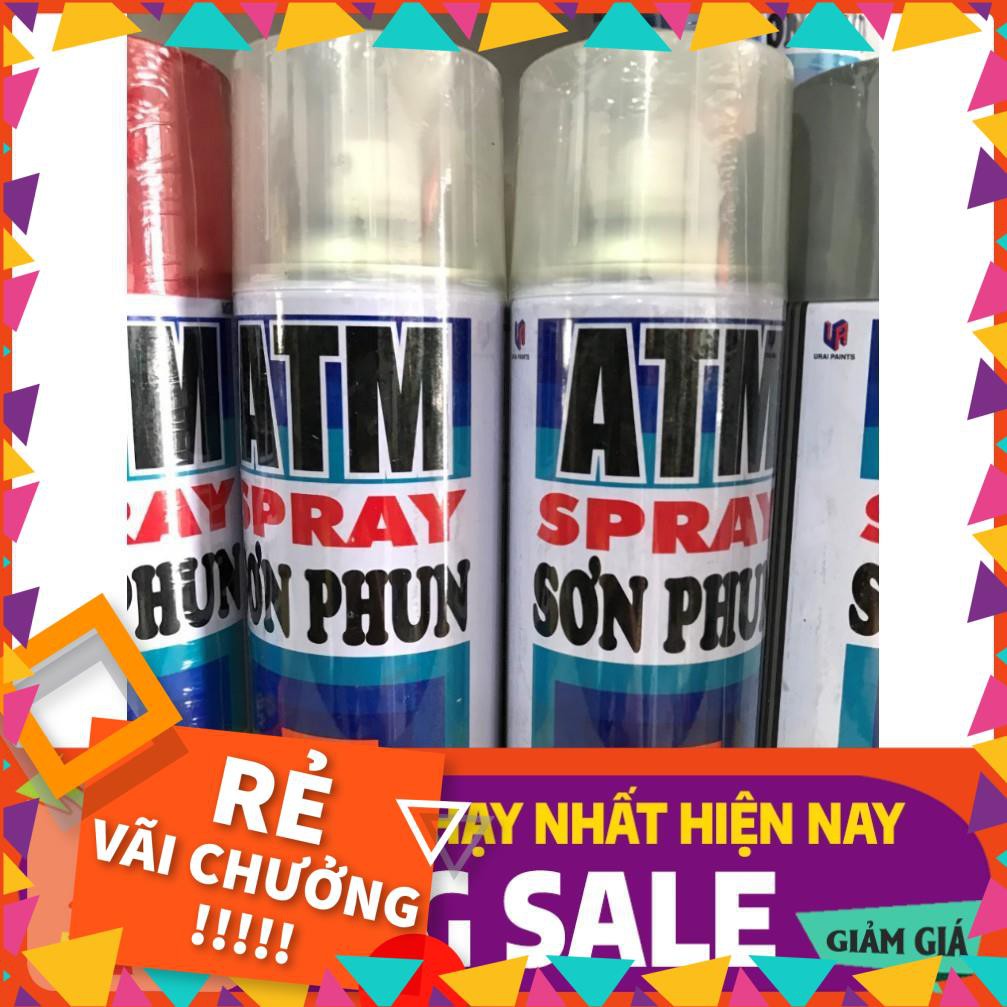 [BÁN CHẠY]  Sơn xịt ATM Spray Đủ Màu Giá sỉ (Mầu gì k có trong bảng các bạn nt hỏi mầu nhé)