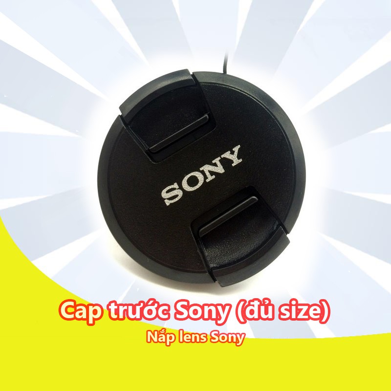Nắp / cap trước (Front cap) Sony 77/72/67/62/55/52/49/40.5mm