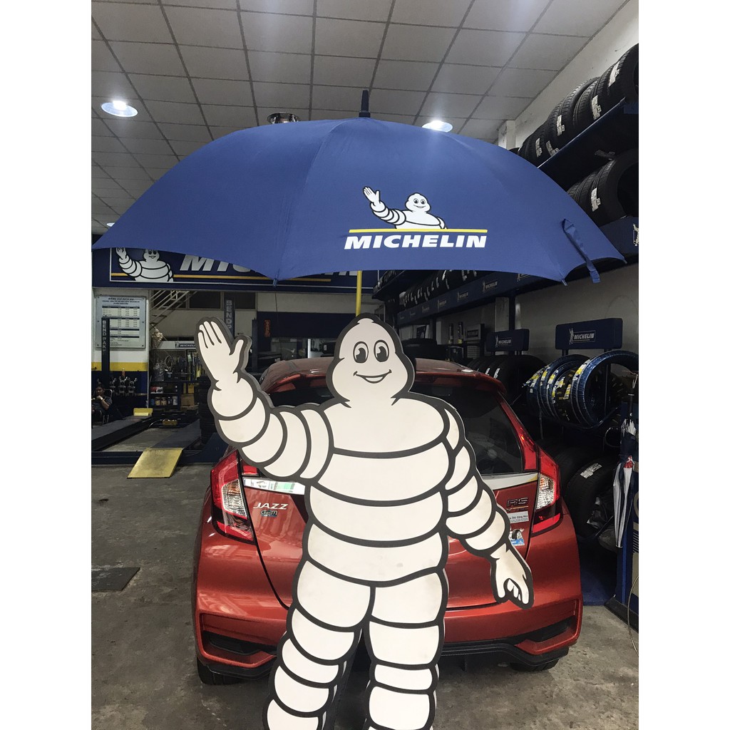 DÙ GOLF MÀU XANH DƯƠNG MICHELIN- ĐƯỜNG KÍNH 140 CM- CHỐNG TIA UV