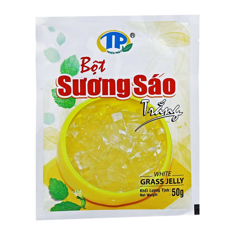 Thạch sương sáo trắng Thuận Phát - gói 50g - dùng làm món chè