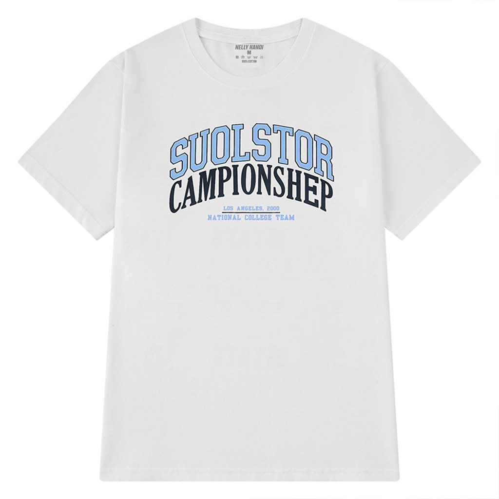 Áo thun NELLY sẵn hàng full mẫu 2022 100% cotton form rộng unisex tay lỡ mẫu SUOLSTOR 058
