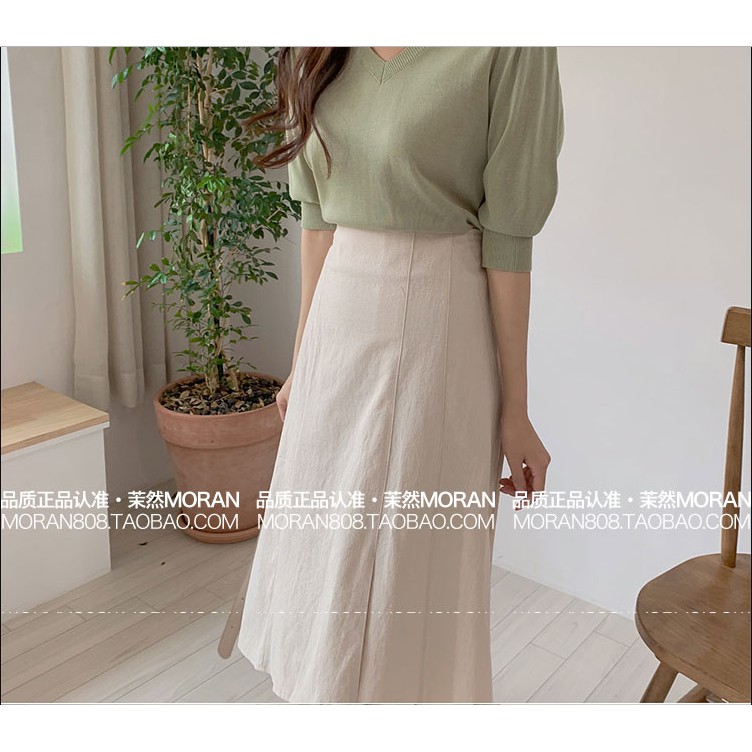 Chân váy trơn màu đơn giản Moran CV16 - Camoha everything | BigBuy360 - bigbuy360.vn