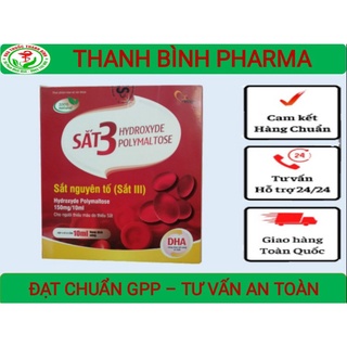 Sắt 3 Hydroxyde Polymaltose - Sắt Nguyên Tố 3 - Không Nóng Không Gây Táo Bón
