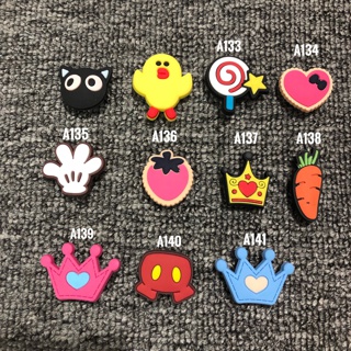 Nút cài dép Jibbitz-charm-icon-sticker Cute (A141-A160).Shop ship từ 10 sản phẩm trở lên