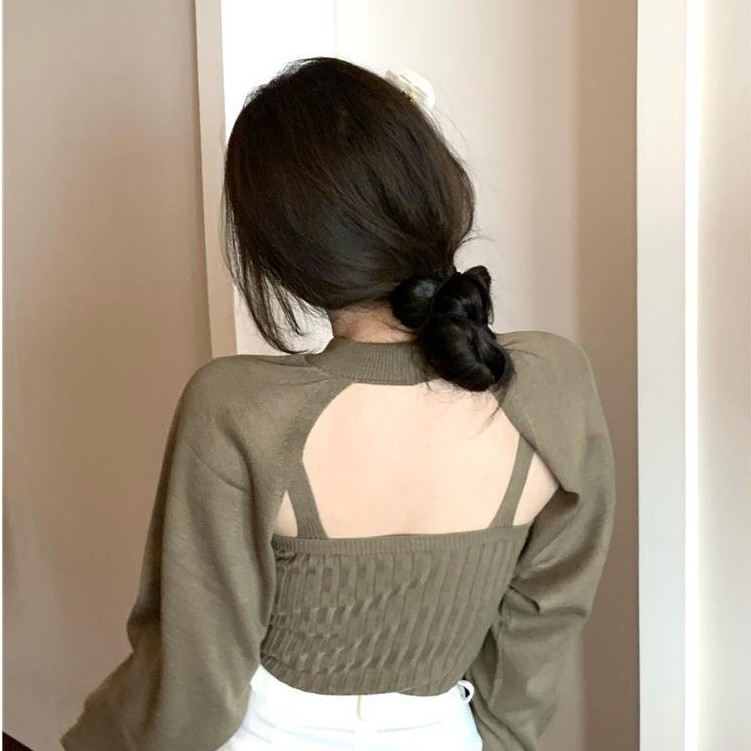 Áo Len Chui Đầu Cổ Tròn Cá Tính Thời Trang Dễ Phối Đồ Nhiều Màu Tùy Chọn