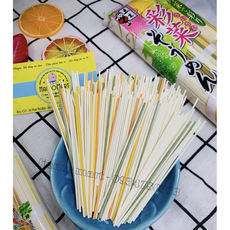 Mì somen cho bé ngũ sắc rau củ Hello Kitty Nhật 320gr