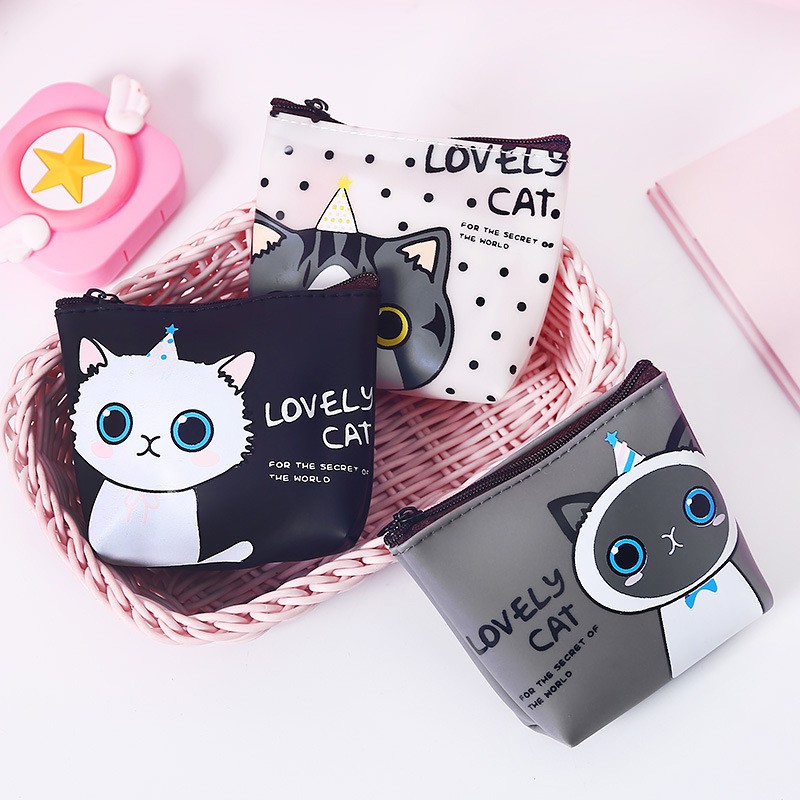 Ví cầm tay Mèo dễ thương