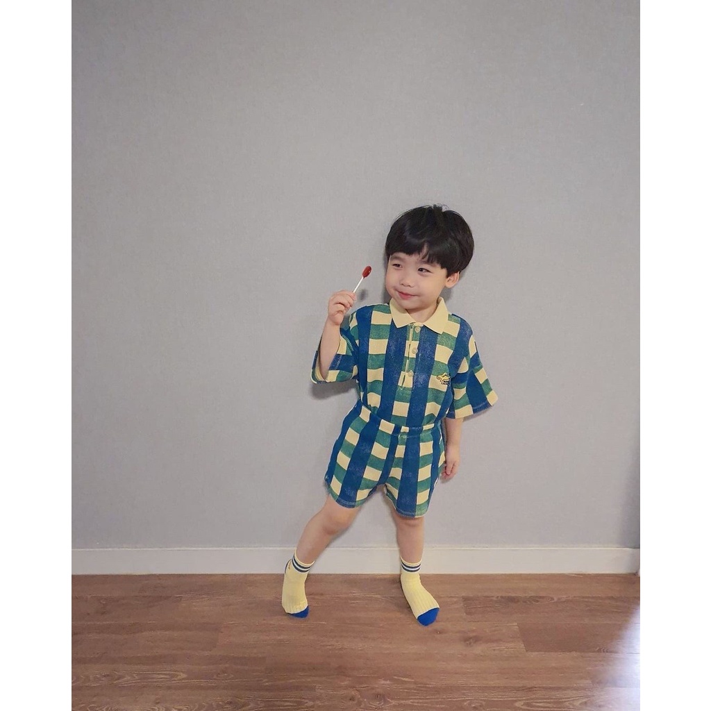 Bộ Áo Thun Tay Ngắn Và Quần Short Thời Trang Mùa Hè Dễ Thương Dành Cho Bé Trai Và Bé Gái