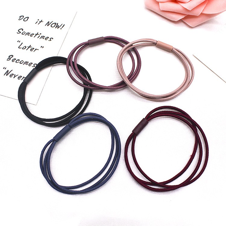 Combo 5 dây cột tóc, buộc tóc đơn giản tiện lợi (BT 46)