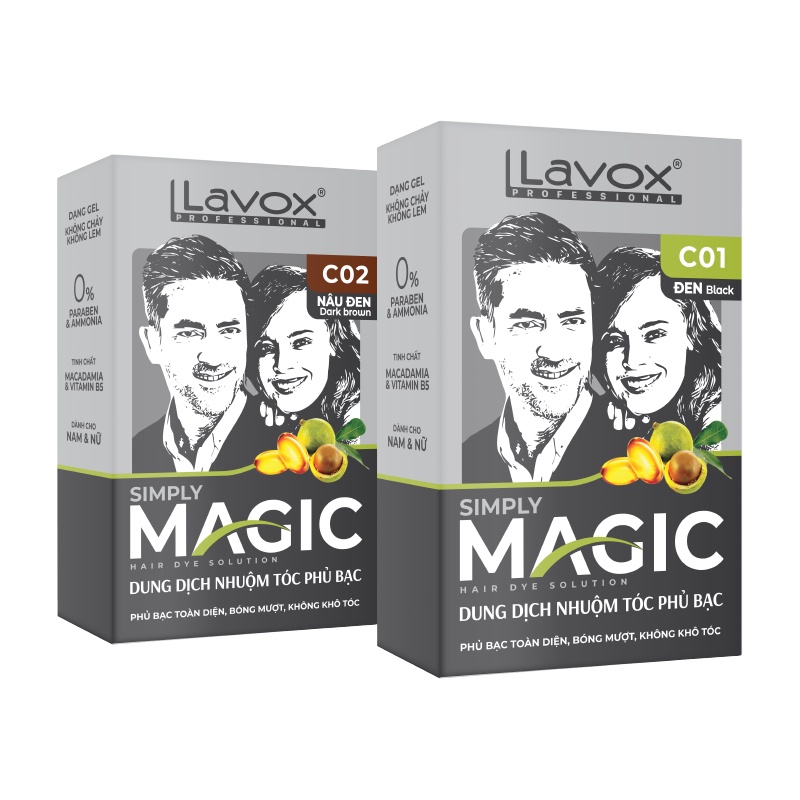 Nhuộm Tóc Phủ Bạc Magic Lavox