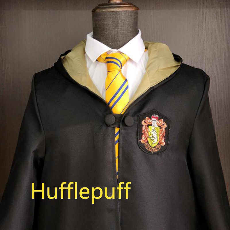 Thời Trang Áo Choàng Hóa Trang Harry Potter Gryffindor Slytherin Hufflepuff Ravenclaw