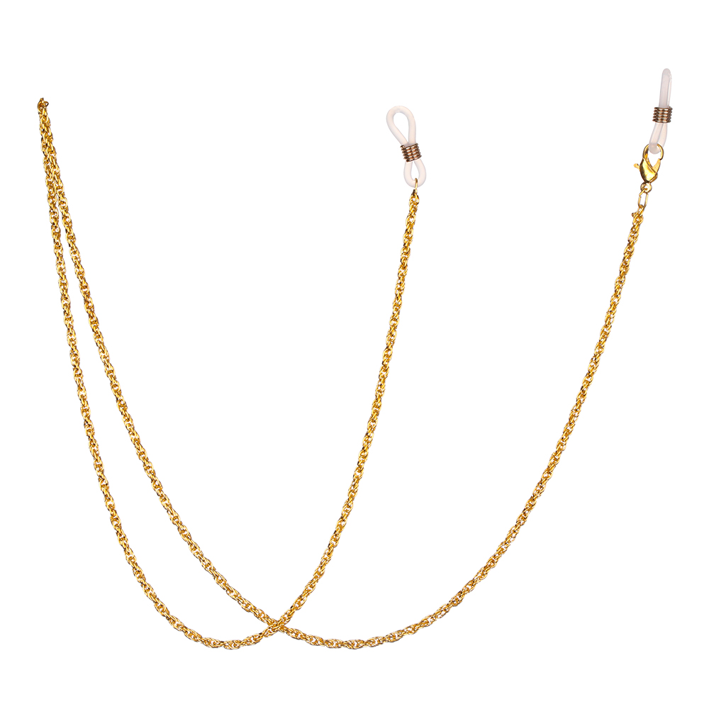 Dây đeo mắt kính chống trượt chất liệu kim loại phong cách cổ điển thời trang cho nam và nữ