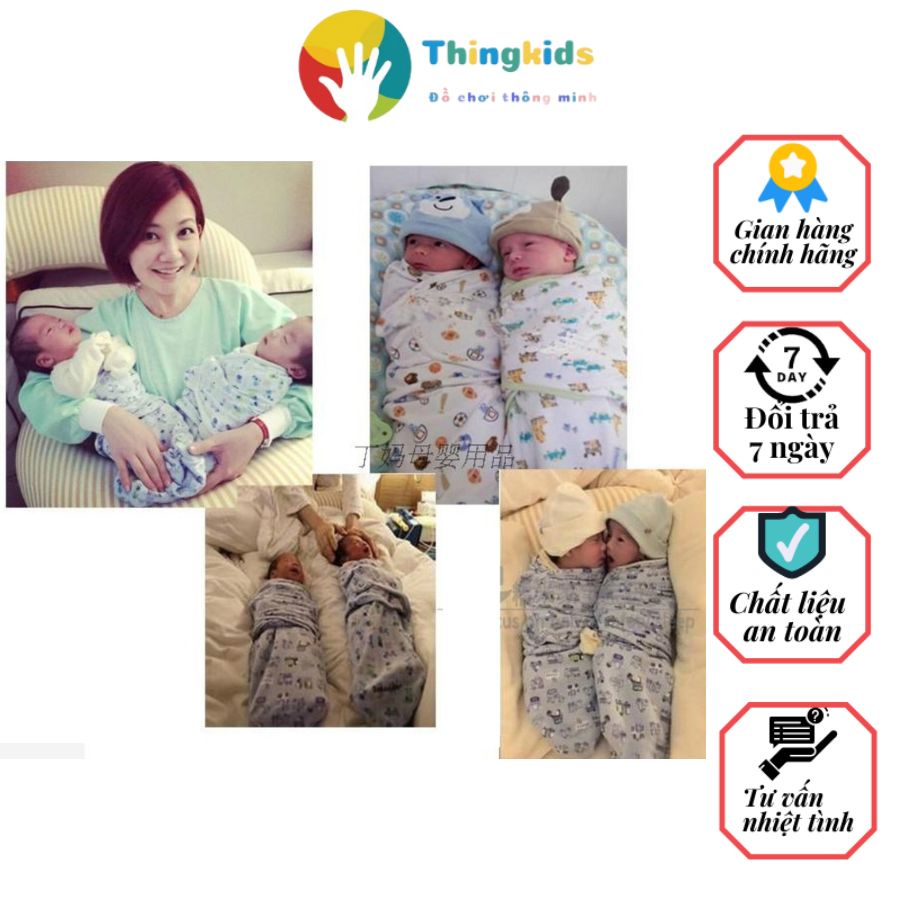 Khăn ủ kén cho bé sơ sinh SwaddleMe chống giật mình - Thingkids