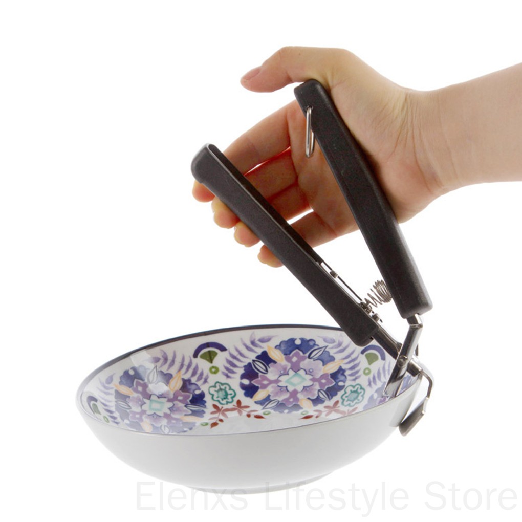 Kẹp gắp nhấc bát đĩa chống bỏng bằng thép không gỉ đa năng