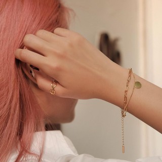 Lắc tay bạc 925 mạ vàng 18k - 061