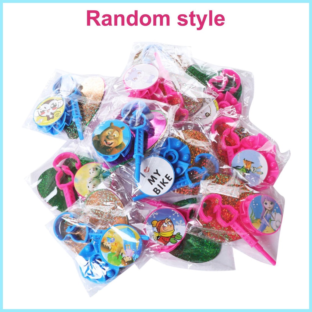 Đồ Trang Trí Tay Cầm Xe Đạp Màu Sắc Cầu Vồng Cho Bé