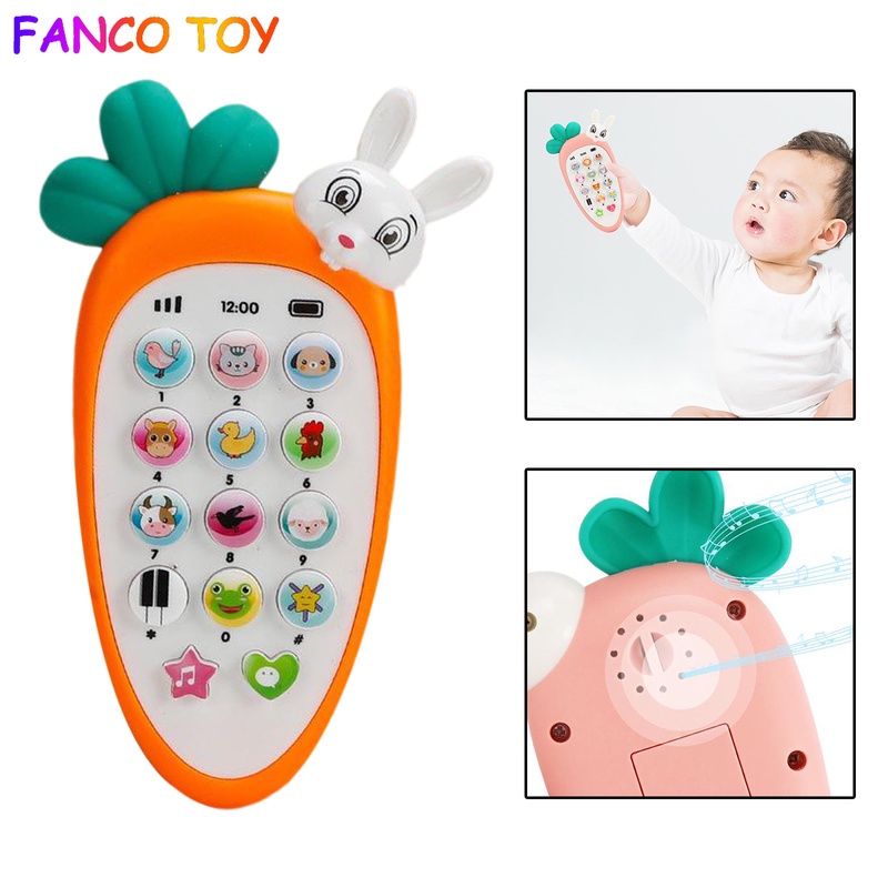 Điện Thoại Đồ Chơi Phát Nhạc Cho Bé 0-6 Tuổi Y189