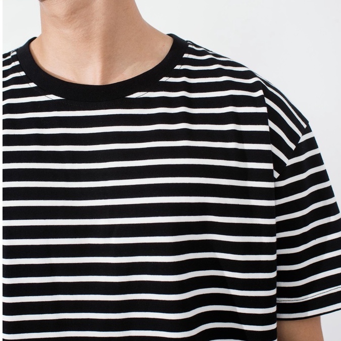 Áo phông cổ tròn kẻ ngang thương hiệu 360 Boutique chất vải cotton  - APTTK284 | BigBuy360 - bigbuy360.vn