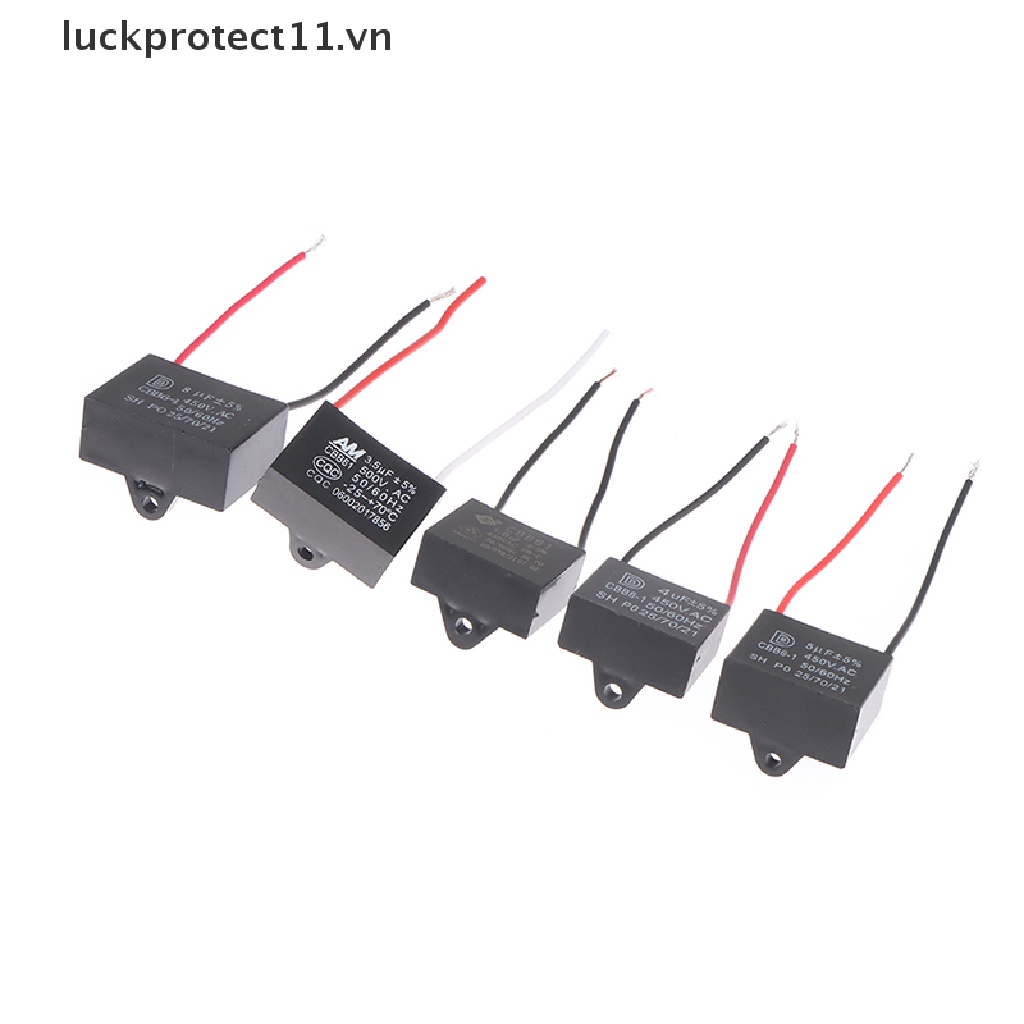 3c &amp; NEW * CBB61 450V 1uF ~ 12uF Tụ Điện Cho Quạt Trần