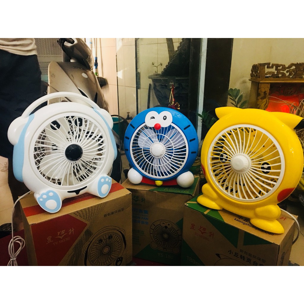 Quạt bàn ngộ nghĩnh hình thú siêu kute, siêu bền và an toàn