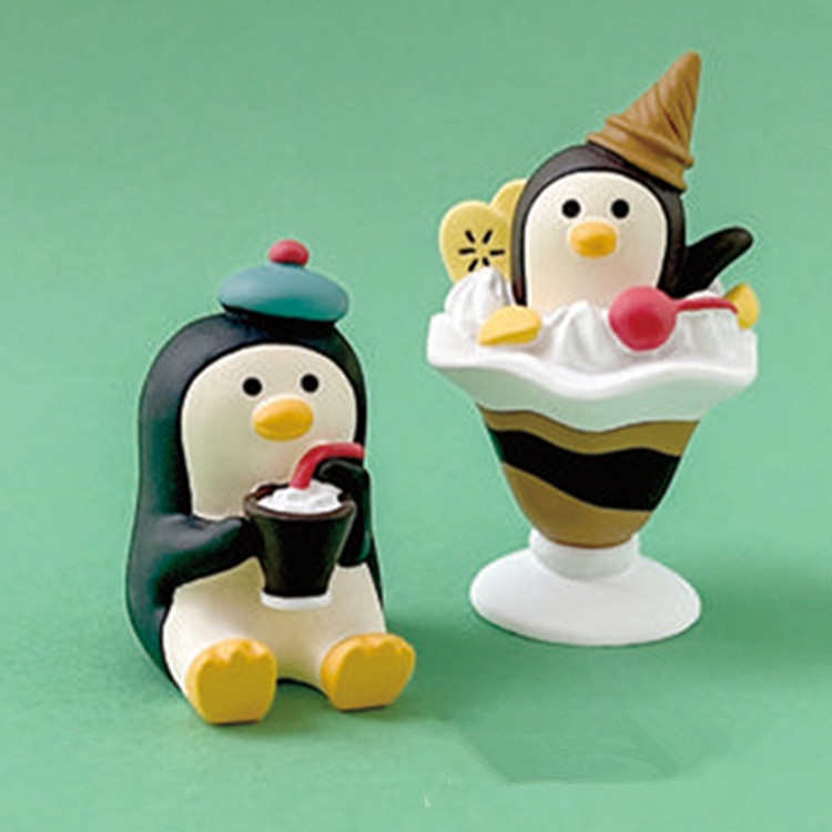 Decole Nhỏ Nhắn Mọi Thứ✿Mô Hình Chú Mèo Chơi Súng Mini D22-25 Phong Cách Nhật Bản Bằng Nhựa Resin Trang Trí Sân Vườn / Sinh Nhật