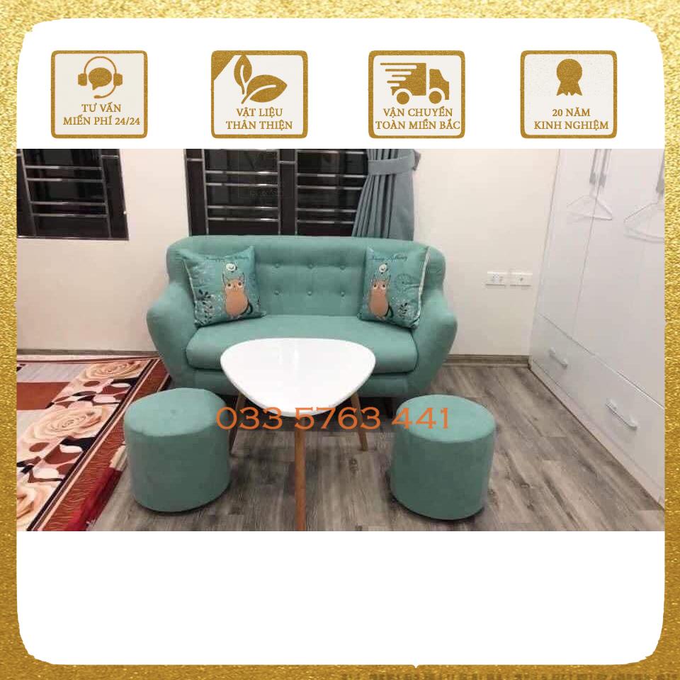 Bộ ghế sofa dài 1m6 hoặc 1m8 hoặc 2m hoặc 2m2 - có nhận làm theo kích thước - có nhiều màu sắc