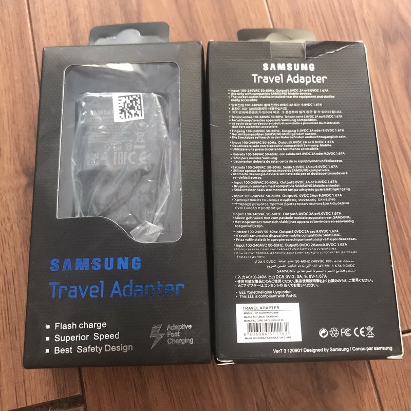 Củ Sạc Samsung S10 [Bảo Hành 3 Tháng] Hàng Bóc Máy Dùng Tốt Cho S9/S9Plus S8/S8Plus