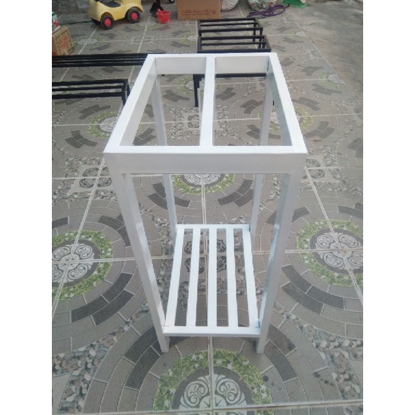Chân Bể Cá chịu tải >500kg Dài 40cm Rộng 30cm, Cao 50cm; 60cm&70cm Hộp thép 2x4cm. sàn 1 để đồ