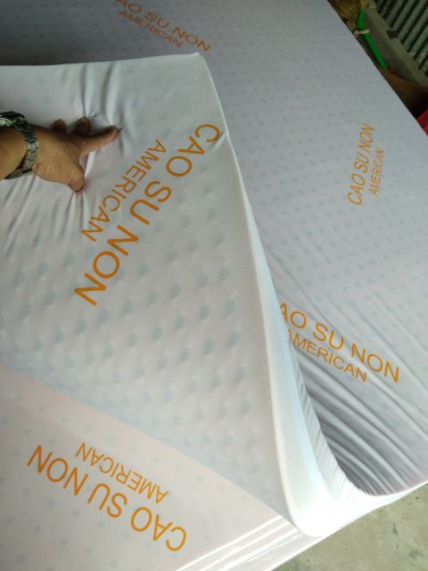 Nệm cao su non 80% thiên nhiên 10p bảo hành 15 năm đủ các size 1m0...1m8