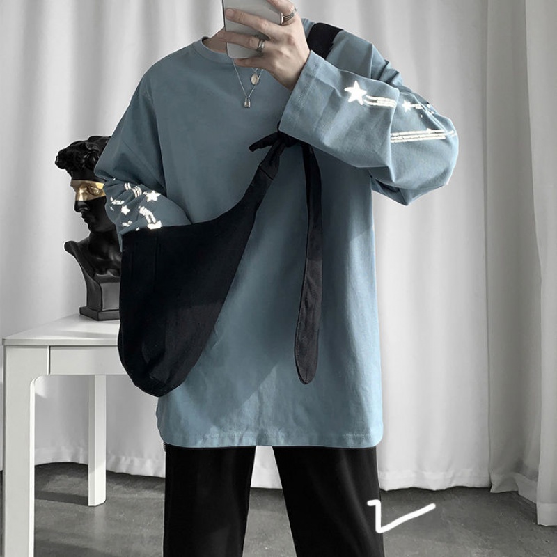 Áo thun nam tay dài dáng rộng có size M-3Xl phong cách thời trang hàn quốc | BigBuy360 - bigbuy360.vn