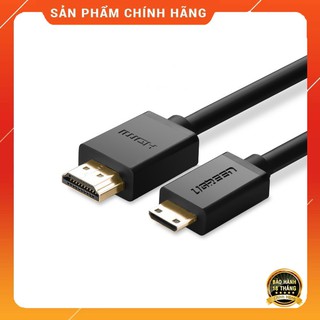Cáp Mini HDMI to HDMI Ugreen 10195 dài  1M Chính hãng ✔HÀNG CHÍNH HÃNG ✔