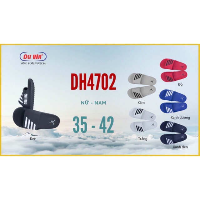 Dép đúc quai ngang DUWA siêu nhẹ nam nữ size 35-42