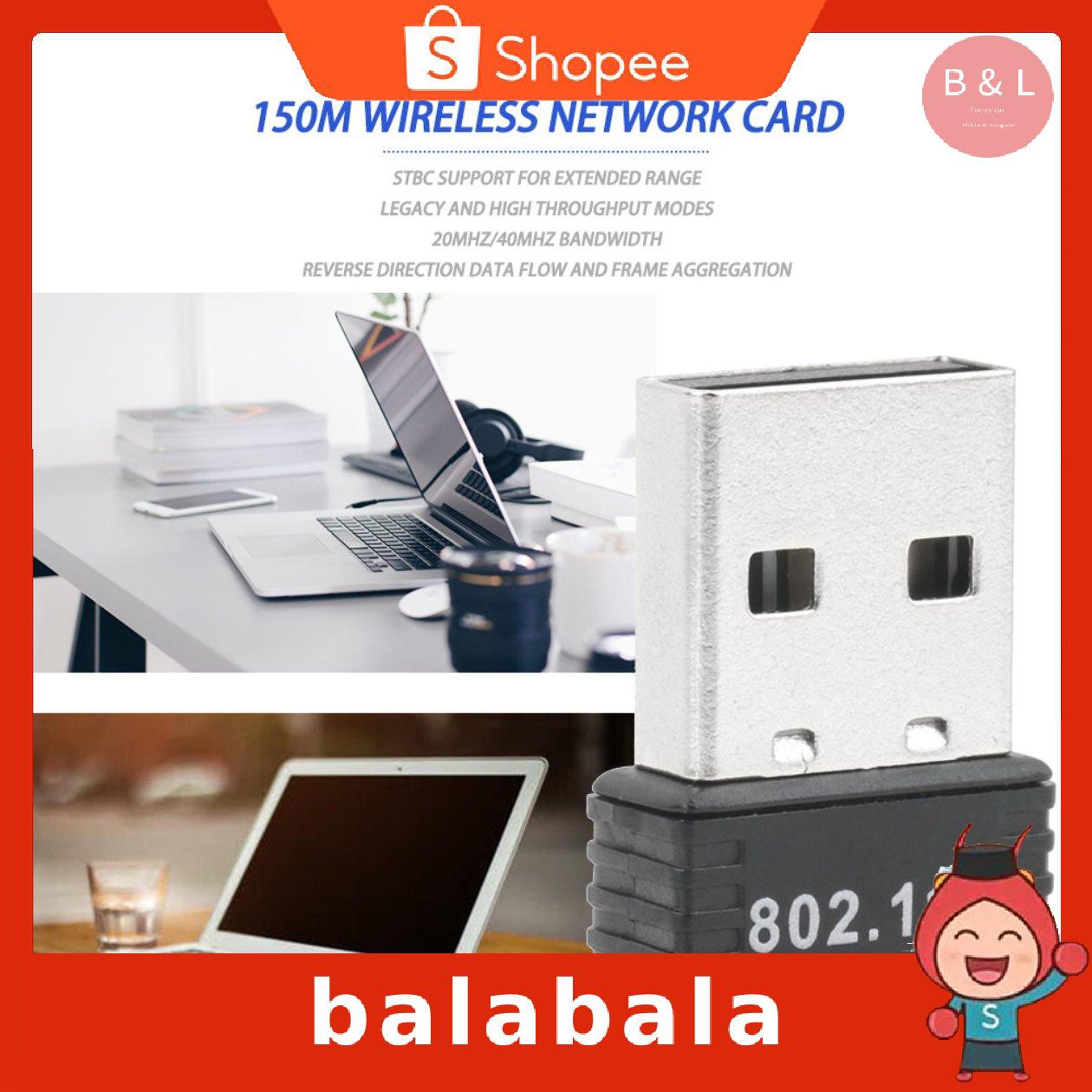 Usb Wifi 150mbps 150m 802.11n / G / B | BigBuy360 - bigbuy360.vn